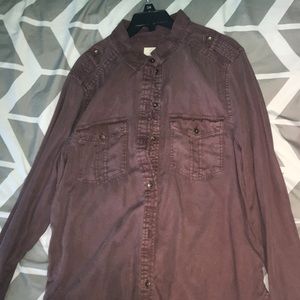 American Eagle Outfitters Jean Shirt